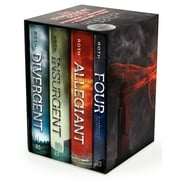 Pre-Owned Divergent Series Four-Book Hardcover Gift Set: Divergent, Insurgent, Allegiant, Four (Hardcover 9780062352163) by Veronica Roth
