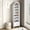 white, variant on NEYGLIM 71" Tall Arched Bookshelf, 8-Tier Bookcase with Drawer, Freestanding Display Shelf for Home Office, Black