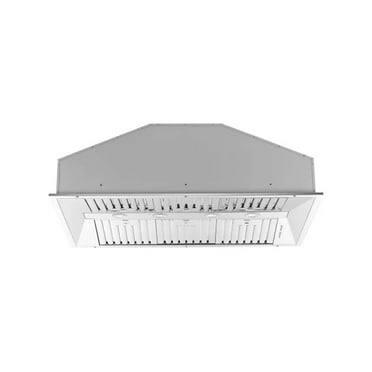 Forno Altilia 48-Inch Insert Range Hood, Stainless Steel, LED Lighting, Baffle Filters