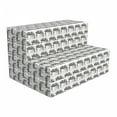 thumbnail image 1 of Zebra Foldable Mattress, Continuing Striped Animal Art, 74.8" x 35.4", Eggshell Taupe Grey, by Ambesonne, 1 of 6