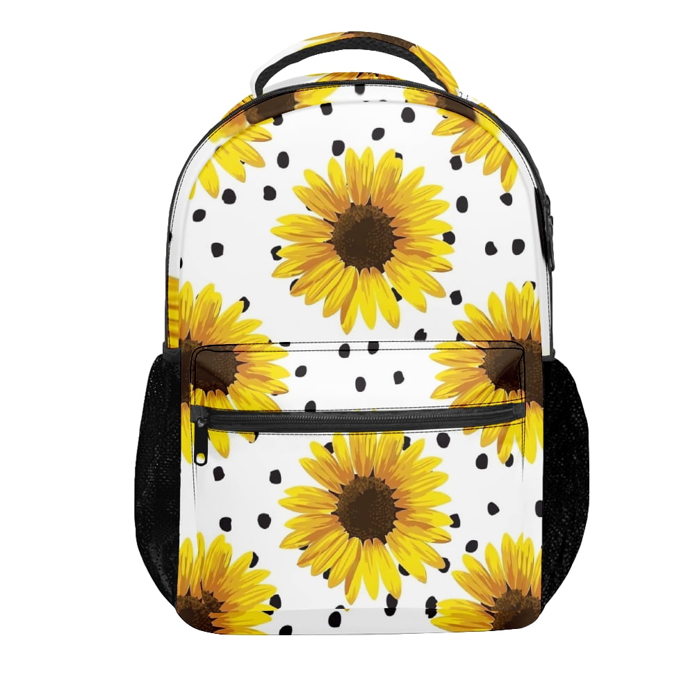 Sunflowers Flower Backpack,Backpack For Boys,Back Packs,Backpacks For ...