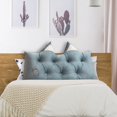 thumbnail image 4 of REK " Style Cat Ear Design Bedside Pillow Comfortable Backrest For Couch Sofa And Window Seat With Soft Large Cushion", 4 of 4