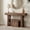 Rustic Brown, variant on 41.34" Farmhouse Rustic Console Table, 2-Tier Narrow Storage Sofa Table For Entryway, Living Room, Foyer & Hallway With Adjustable Foot Pads (Rustic Brown)