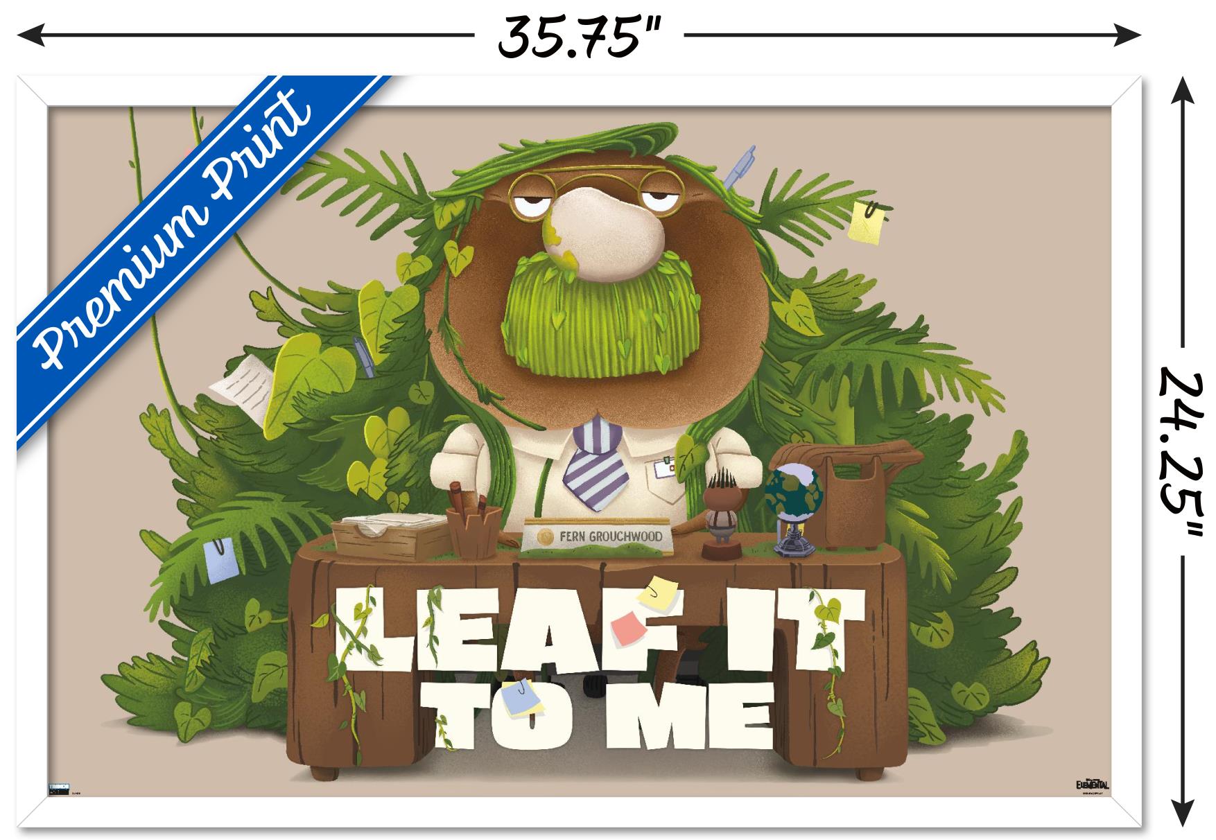 Disney Pixar Elemental - Leaf It To Me Wall Poster, 22.375" x 34" Framed