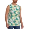 thumbnail image 2 of Balery Lotus Flower1 Camisetas sin mangas para hombre, absorbe la humedad y protege contra el mal olor.-3X-Large, 2 of 7