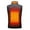 Black, variant on WREESH Unisex Heated Vest Lightweight Smart Electric Heated Jacket Winter Warm Outerwear Vests With 4 Heating Zones,Battery Pack Not Included Black