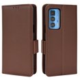 thumbnail image 3 of Motorola Edge 20 Pro Case , PU Leather Flip Cover Card Slots Magnetic Closure Wallet Case for Motorola Edge 20 Pro, 3 of 5
