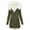 Army Green, variant on Winter Coats for Women Winter Warm Jackets Plus Size Fleece Lined Thick Overcoat Hooded Puffer Down Jacket Zipper Parka Coat