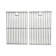 Replacement Stainless Steel Cooking Grid for BBQ Grill Ware GSC2418, GSC2418N, 164826, 102056 and Perfect Falme 13133, 225152, 61701, 2518SL, SLG2007A Gas Grill Models, Set of 2