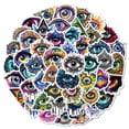 thumbnail image 2 of Calcomanía de vinilo impermeable Stickers Creepy Cartoon Eye, 54 unidades, 2 of 2