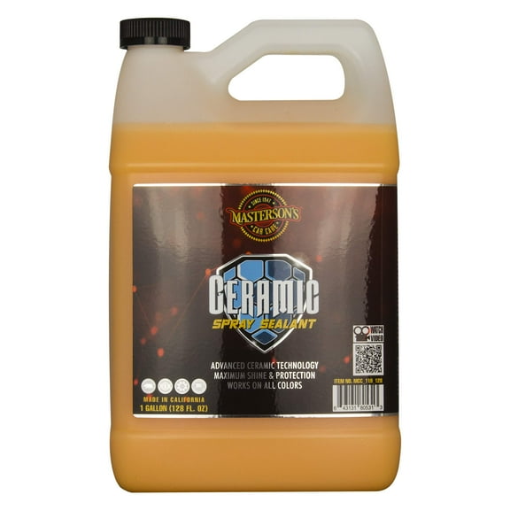 MASTERSON'S CAR CARE MCC_119 Ceramic Spray Sealant – Advanced Hydrophobic Sprayable Coating – Repels Water Spot and Dirt – Instant Showroom Shine (1 Gallon (128 oz.))