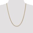 thumbnail image 2 of 14k Yellow Gold 24 Inch 3.35mm Curb Chain Necklace Pendant Charm, 2 of 9
