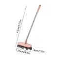 thumbnail image 3 of Dmlowu Floor Scrub Brush 5x18" Extendable Scrub Brushes for Cleaning Stiff Bristle Heavy Duty Grout Brush for Home Hotel Office School, Long Handle, 3 of 7