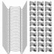 thumbnail image 1 of 100 Pack Stainless Steel Clips for Glass Panes, Durable Greenhouse Window Fixings, 1 of 4