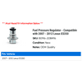 thumbnail image 2 of Fuel Pressure Regulator - Compatible with 2007 - 2012 ES350 2008 2009 2010 2011, 2 of 2