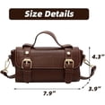thumbnail image 7 of CoCoMangos Crossbody Bag for Women Small PU Leather Shoulder Bag Designer Boston Bag Vintage Messenger Satchel Causal Handbag, 7 of 7
