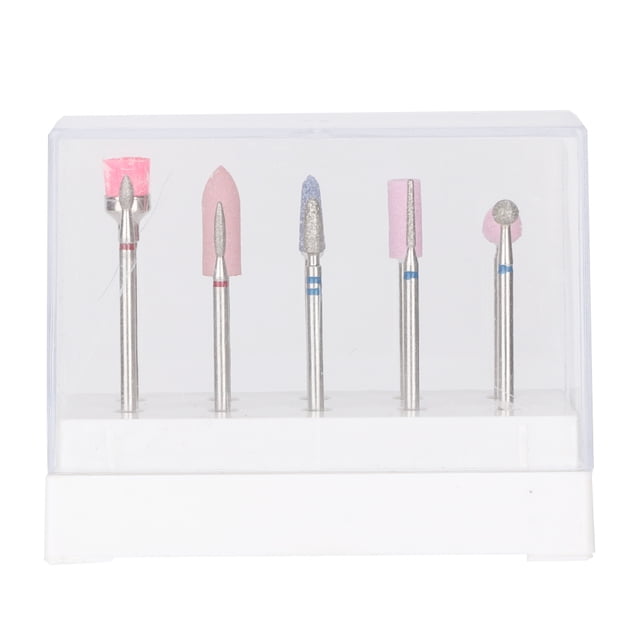 Brocas para uñas, 10 piezas/juego de brocas para uñas, máquina rotativa, instalación sin esfuerzo