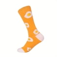 thumbnail image 2 of Egg Pattern Socks from the Sock Panda (Adult Large - Men's Shoe Sizes 8-12), 2 of 3