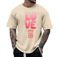 thumbnail image 1 of PMUYBHF T-Shirt Imprimé Joyeuses Fêtes Manches 3/4 Col Rond Blouse 5747 TTG, 1 of 5
