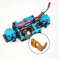 thumbnail image 3 of Soporte de montaje de motor de metal RC 1:28 para actualización de Crawlers modelo K989 y K979 Amarillo, 3 of 9