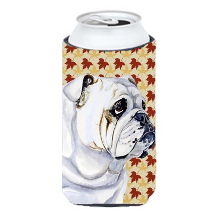 

Bulldog English Fall Leaves Portrait Tall Boy Hugger