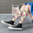 thumbnail image 3 of Lsque Strawberry1 Printed Crew Socks Men's Women's LightWeight Thin Casual Calf Socks ,Knee High Socks,Cotton Socks, 3 of 9