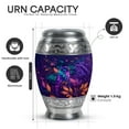 thumbnail image 2 of Yatskia Colorful Sparrow with Blossoms Large Funeral Urns for Human Ashes Adult Men and Women, Decorative Memorial Urn for Ashes Adult Dad, (Monar Large, 10 Inch), 2 of 7