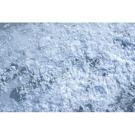 Multi Color Crack Glass - LAMINATED POSTER Ice Blue Crystal Broken Crack Background Glass Poster Print 24 x 36