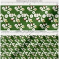 thumbnail image 2 of Soimoi Green Cotton Voile Fabric Banana & Fresh Print Sewing Fabric Yard 42 Inch Wide, 2 of 7