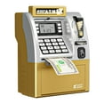 thumbnail image 1 of Bank For Real Digital Electronic Saving Machine Box With Debit Card Bill Feeder Recognition Calculator Password Lock Case Boys, 1 of 7