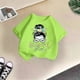 thumbnail image 2 of Playeras Hombre Algodon Camiseta De Manga Corta Holgada Con Cuello Redondo Y Estampado Informal A La Moda Para Niño Y Niña, 2 of 4