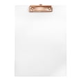thumbnail image 2 of Clip Board Acrylic Clipboard Clear Clip Board Cute Clipboard Clear Gold Clipboard Letter Size Clip Board with Strong Clip Hanging Hole for Office Drawing Writing Document Classroom Organization, 2 of 8