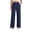 Navy, variant on Wide Leg Pants for Women Yoga Pants with Pockets Stretchy Casual Lounge Pants Loose Petite/Regular/Tall