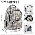 thumbnail image 5 of HELLHERO Camo Reading Duck School Bookbags with Lightweight Multi Pocket, 17 Inch Water Resistant Backpacks for Travel Middle School, 5 of 7