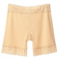 thumbnail image 5 of YWDJ Shorts for Women High Waisted Lace Mid Waisted Body Shaper Shorts Safety Pants Shapewear Tummy Control Beige XL, 5 of 5
