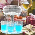 thumbnail image 2 of Inteprter 6 Shot Glass Dispenser Holder Beverage Game Bar Home Wine Accessories Barra de herramientas, 2 of 6