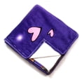 thumbnail image 5 of Sparkle Magic Oversized Unicorn Blanket -- Light Brown with Black Hair in Pop Star Purple, 5 of 6