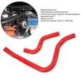 thumbnail image 4 of Aramox 2PCS Silicone Radiator Coolant Hose Tube Kit Car Radiator Hose Kit Replacement For  CB7 F22A 2.2L F20A 2.0 L 1990 To 1993, 4 of 8