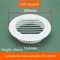 thumbnail image 2 of Bgsha Ventilation Vents Air Conditioner Holes Decorative Covers, Blind Blocking Covers, 2 of 9
