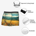 thumbnail image 6 of Balery Field Style Bicycle Young Sunflower Men's Boxer Briefs, Soft and Breathable Cotton Underwear with nylon Waistband-Medium, 6 of 9