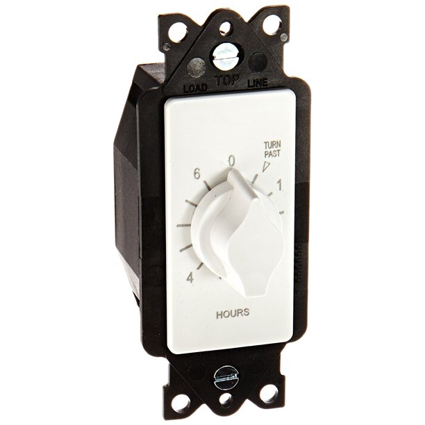 A Series Springwound Auto Off In Wall Time Switch 6 Hours Timer Length White