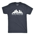 thumbnail image 1 of Mens Rochester New York T Shirt NY Shirt Hometown Pride Tee (Heather Navy) - S, 1 of 3