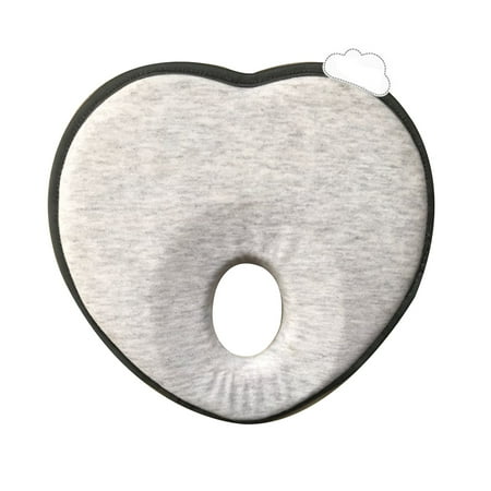 Infant Head Pillow Baby Correction Pillow Infant Baby Sleep Children Anti Roll Cushion Pad Newborn Flat Head Pillow ()
