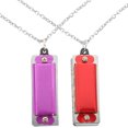 thumbnail image 1 of 2 Pcs Petit Collier Harmonica Enfants 4 Trous Pendentifs Harmonica 8 Tons, 1 of 9