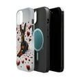 thumbnail image 2 of DistinctInk Tough Case for Apple iPhone 13 MINI (5.4" Screen), Compatible with MagSafe Charging - Valentine's Day Miniature Pinscher, 2 of 6
