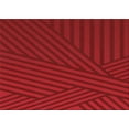 thumbnail image 1 of Ahgly Tapis Rectangulaire Rouge Lavable en Machine, 3 Pieds x 5 Pieds, 1 of 7