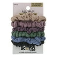 thumbnail image 2 of (3 pack) Scunci All Hair All Day Comfy Hold Mini Twisters Scrunchies, Assorted Colors, 6-Count, 2 of 3