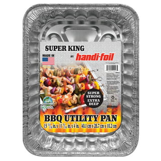 Handi-Foil Disposable Aluminum Foil Broiler Baking Cooking Pan 10/PK – Foil- Pans.com