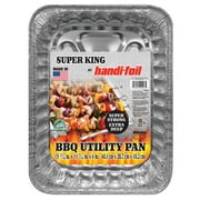 Handi-Foil Super King Aluminum Extra Deep BBQ Utility Pan, 1 Count Per Pack