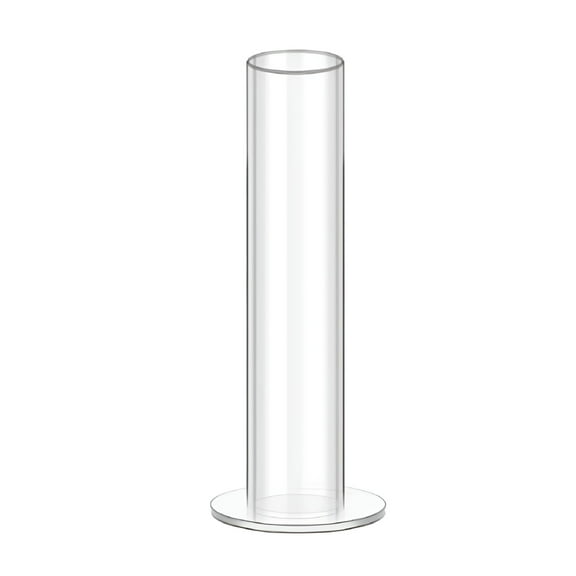 LAMIRO Acrylic Scrunchie Holder Stand Clear Scrunchy Tower Hair Tie Organizer